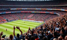 半岛体育活动-河床主场氛围火爆，球迷热情助阵