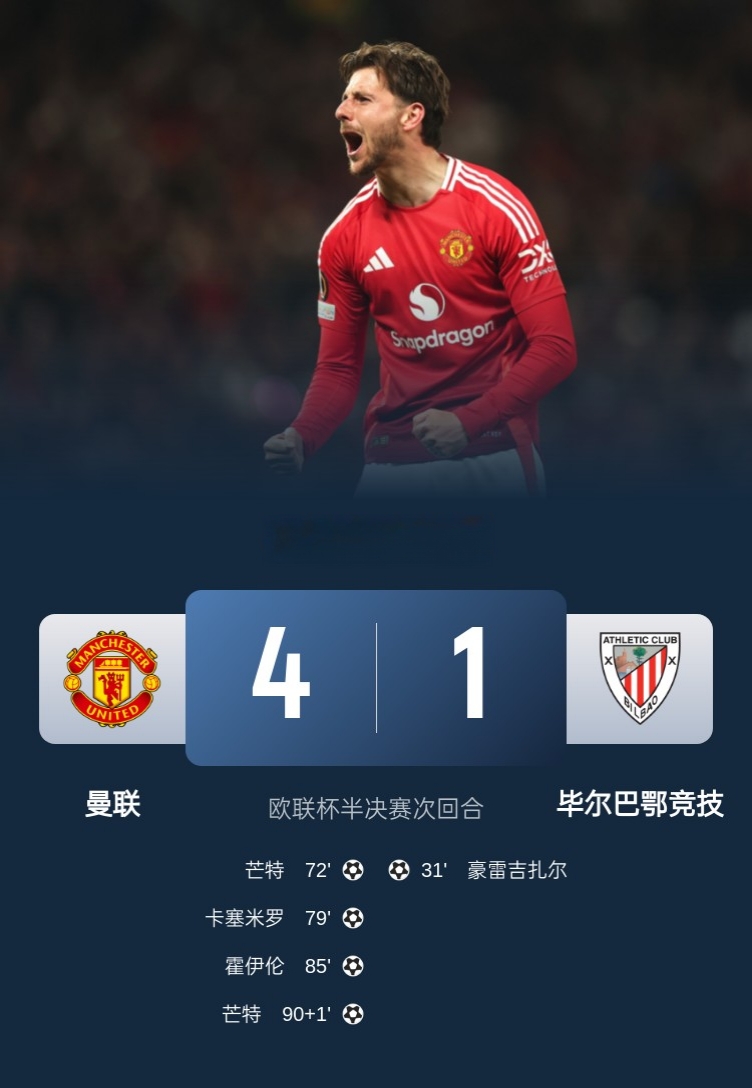 曼联翻盘成功，欧冠晋级前途充满希望的简单介绍